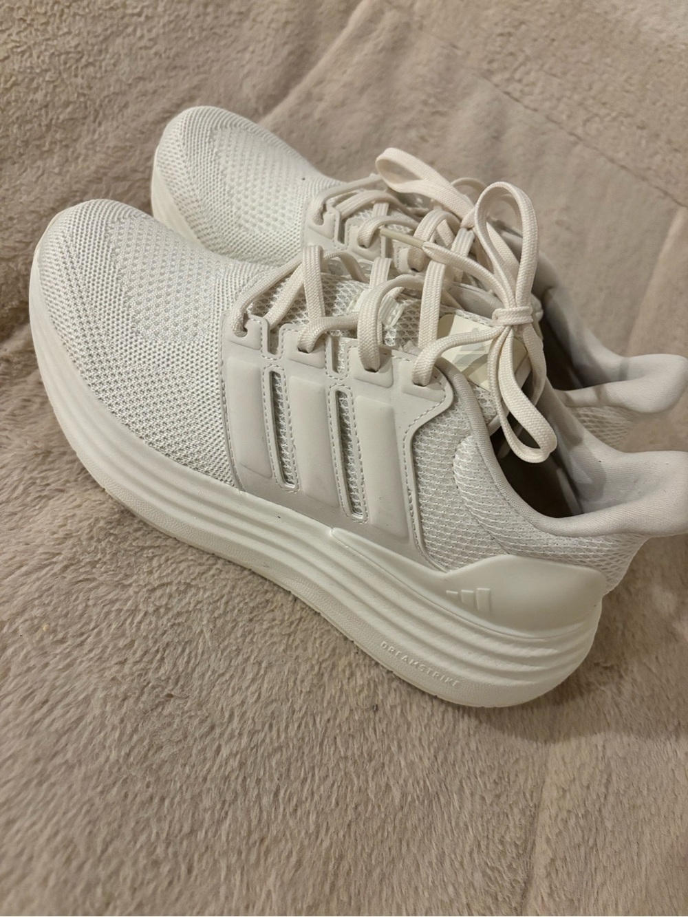 Women’s White Adidas running shoe- never worn